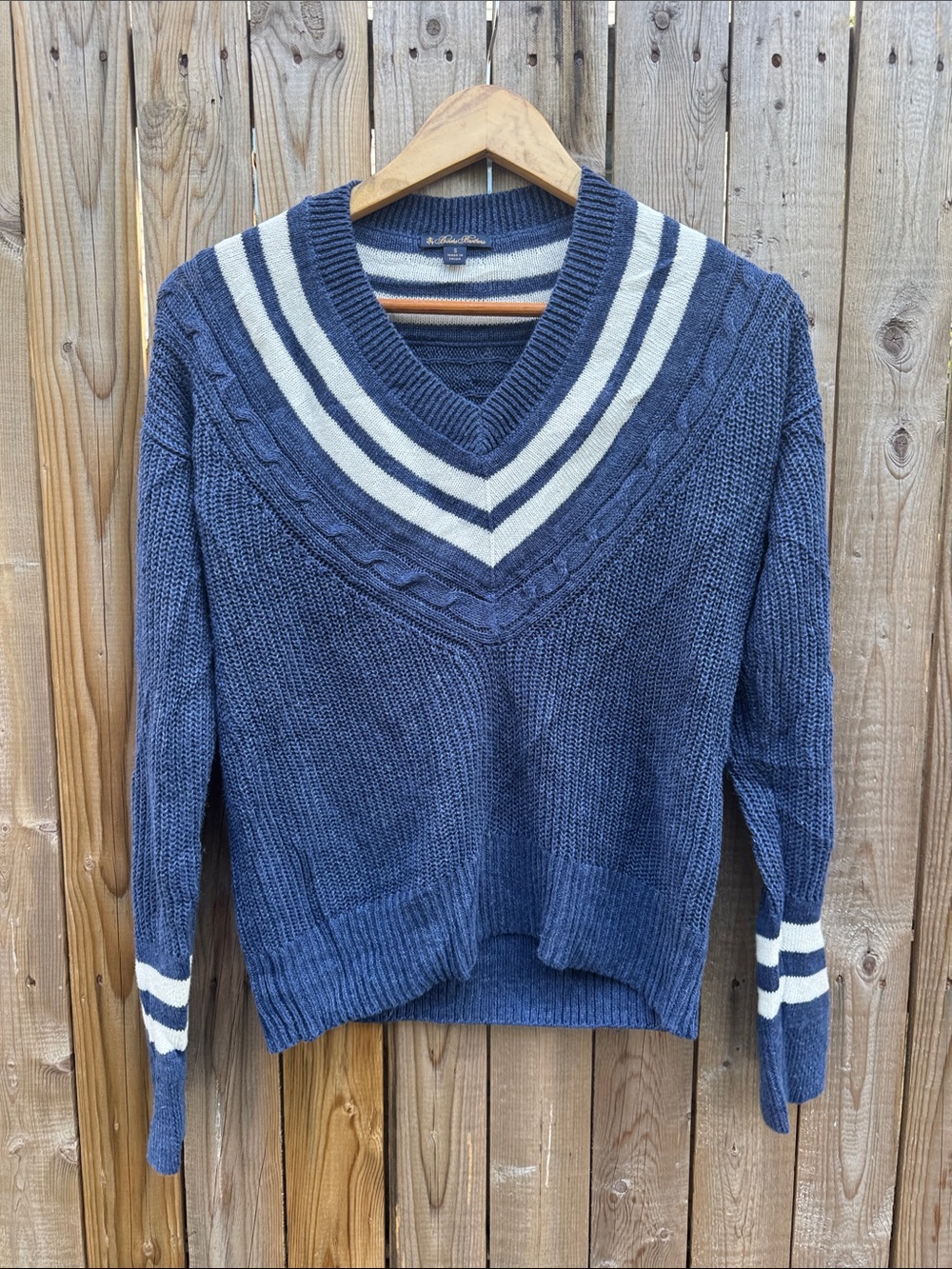 Brooks Brothers linen tennis Sweater